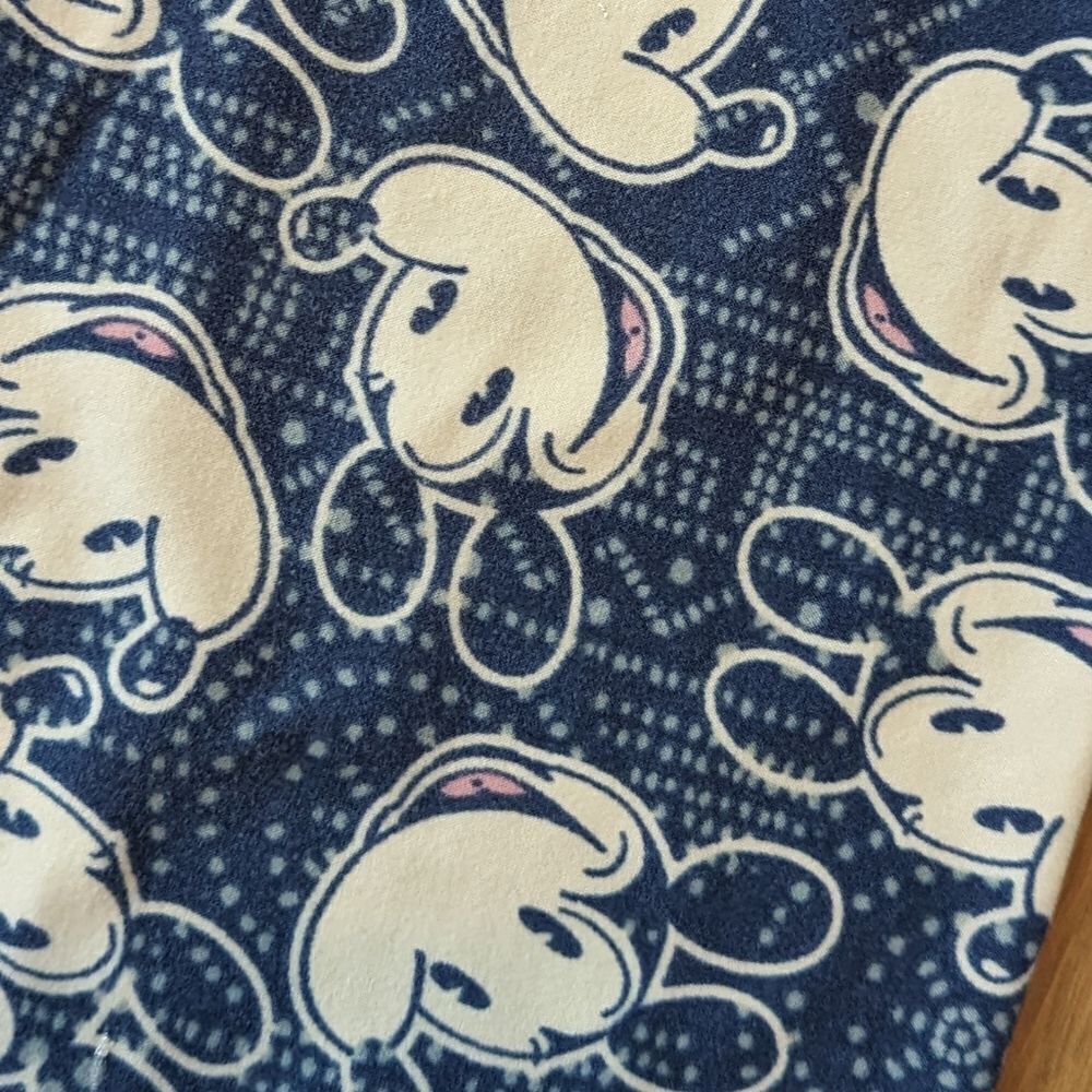 Lularoe Blue and White Disney Mickey Leggings - Picture 3 of 5